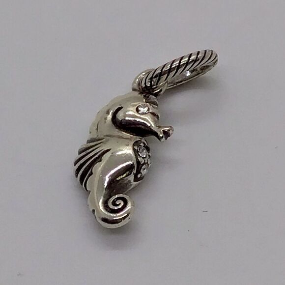 Brighton Sea Horse Charm with Crystal Accents - Picture 5 of 6
